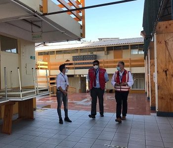 Salud entrega a la IMI dos colegios que fueron habilitados como estadías sanitarias transitorias