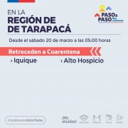 Como se esperaba, Iquique y Alto Hospicio retroceden a cuarentena desde las 05.00 hrs. de este sábado 21