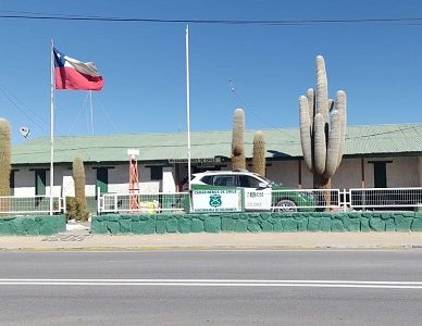 Dos personas sometidas a control de Carabineros en Colchane dentro del proceso eleccionario