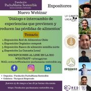 Webinar sobre experiencias que previenen y reducen pérdidas de alimentos, incorpora experiencia de Iquique y A. Hospicio