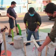 Población Caupolicán, un ejemplo de autogestión comunitaria. Esta vez, se capacitaron en cuidado de especies arbóreas