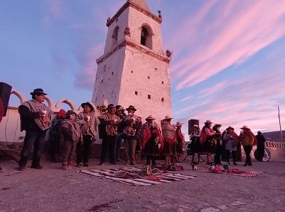 Un llamado a incorporar a los pueblos originarios en la nueva Constitución hizo el alcalde de Colchane en la celebración del Machaq Mara