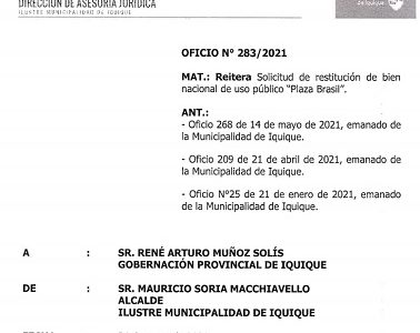 Alcalde Soria desmiente al gobernador y asegura que por ley, desalojo de Plaza Brasil es de competencia de la Gobernación