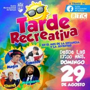 Municipalidad de Iquique invita a celebrar mes de los niños y jóvenes con tarde recreativa