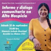 Alto Hospicio, sede de encuentro «Informe Constituyente y Diálogo Comunitario», convocado por CC Alejandra Flores