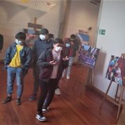 Estudiantes de terceros y cuartos medios del Liceo Comercial, realizan visita a la Casa de la Cultura de Iquique