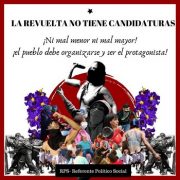 Referente Político Social: «La Revuelta no tiene candidaturas. Octubre sigue latente mientras existan injusticias»