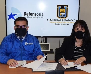 Defensoría Penal Pública y Universidad de Tarapacá firman convenio para potenciar actividades conjuntas en temáticas jurídicas