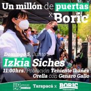 Izkia Siches llega a la región para liderar campaña “Un millón de puertas por Boric”. Estará en Iquique, Alto Hospicio y Pozo Almonte.
