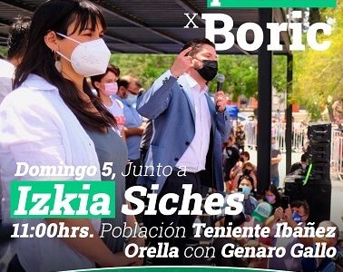 Izkia Siches llega a la región para liderar campaña “Un millón de puertas por Boric”. Estará en Iquique, Alto Hospicio y Pozo Almonte.