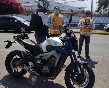 Ante aumento de la movilidad en Tarapacá, Ministerio de Transportes aumenta la fiscalización a motoristas