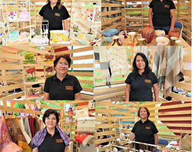 Artesanas regionales se capacitaron para exportar sus creaciones: Nodo Productoras de Tarapacá, realizó muestra en Mall Zofri.