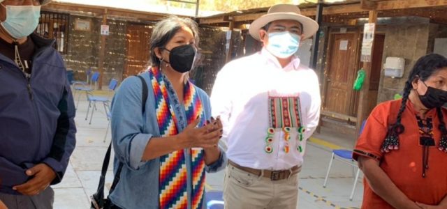 Convencional Alejandra Flores participó en primer encuentro convocado del pueblo Aymara en Huara