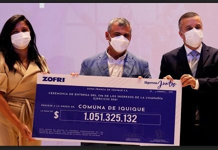 Aporte de ZOFRI a las comunas de Tarapacá y Arica se incrementó en un 30% respecto de ejercicio anterior