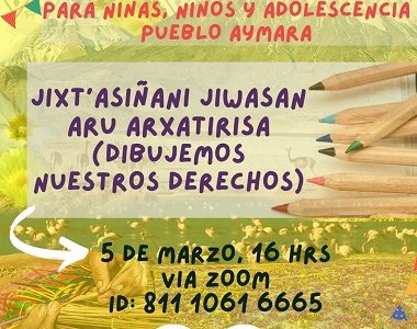 Por Primera vez participan niñas y niños aymaras y adolescente, en la Consulta Indígena para la nueva Constitución