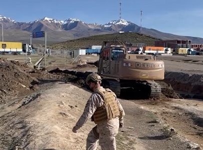Luego de la prórroga del  estado de Excepción, JEDENA del Tamarugal anuncia la construcción de una zanja  en territorio chileno.