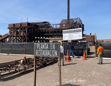 Obras de restauración de Planta de Lixiviación de Salitrera Santa Laura, se prolongarán hasta fines de mayo