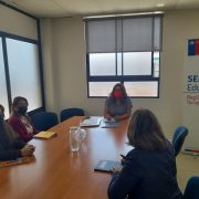 Coordinadora del programa ICEC Tarapacá y Arica y Parinacota se reunió con nueva autoridad de Educación en Iquique