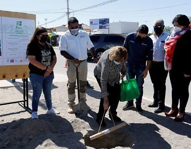 Con puesta de  Primera Piedra dieron el vamos a obras de “Mejoramiento Circuito Peatonal” en Pozo Almonte