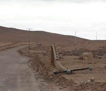 Derriban 20 postes eléctricos y roban 7 kilómetros de cables de cobre en inmediaciones de Canchones.
