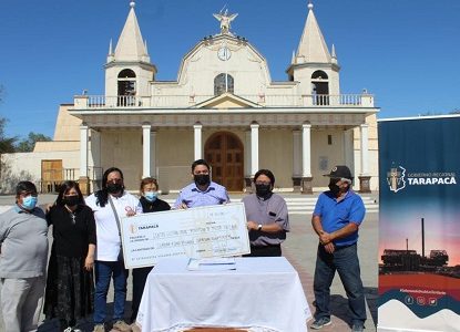 Gobernador Carvajal entregó recursos para renovar el sistema de audio del Santuario de La Tirana