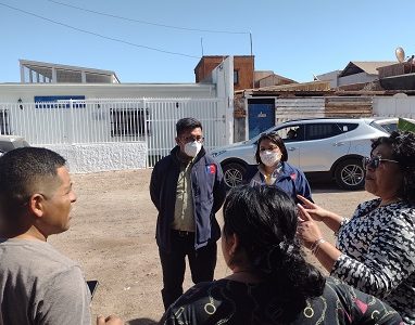 Seremi del Minvu y equipos técnicos se reunieron con familias de comité de vivienda de caleta San Marco y de Chanavayita