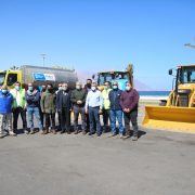 Dos retroexcavadoras y un camión aljibe se pondrán a disposición de las necesidades de la ciudad y de las caletas de Iquique