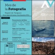 Seremi de las Culturas convoca a talleres presenciales y dos nuevos lanzamientos, en el marco del Mes de la fotografía. 