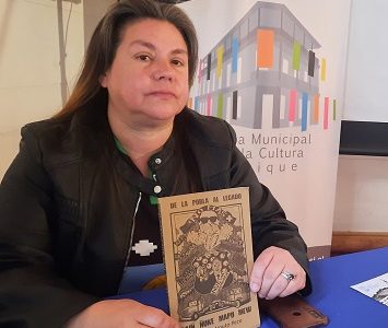 Escritora autodidacta, popular y con domicilio en una toma en Freire, realiza lanzamiento de su libro en Iquique