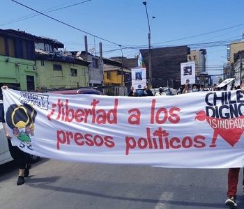 Joven preso del estallido social Diego Contreras, logra la libertad vigilada en La Serena, donde cumplía condenada. Este sábado retorna a Iquique.