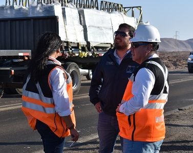 Delegado inspeccionó terreno en el que se construirá nueva Avanzada Aduanera de Quillagua y verificó los trabajos de mitigación en la Ruta 5 Norte.