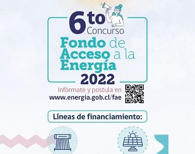 Amplían plazo de postulación al Fondo de Acceso a la Energía – FAE, hasta el 6 de enero de 2023