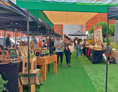 Indap inicia sus actividades del 2023 con su mercado campesino en Zofri, con venta de artesanía textil y productos agrícolas