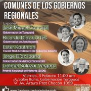 Sobre aprendizajes y desafíos de la Macrozona Norte, dialogarán  los Gobernadores de Tarapacá, Arica-Parinacota y Antofagasta