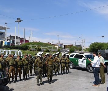 Delegado de Tarapacá anuncia la extensión de los servicios de reforzamiento de Carabineros en Alto Hospicio