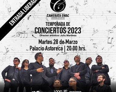 Eventos Culturales Gratuitos: «Camerata UNAP» ofrecerá dos conciertos de música clásica en vivo: martes 28 y jueves 30 