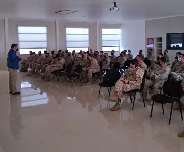 Capacitación a militares destinados a Colchane, para efectividad del Estado garantizando pleno respeto a derechos de todas las personas.