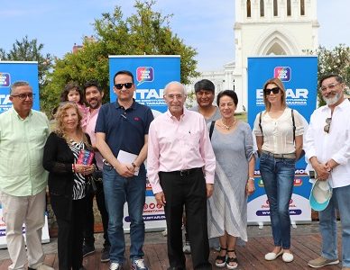 Directiva regional del Movimiento Amarrillos por Chile de Tarapacá entregó apoyo a la candidatura de Sergio Bitar.