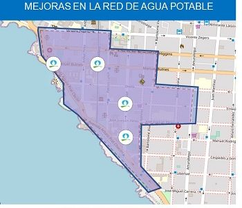 Jueves 27: Más de mil 500 consumidores afectados por corte de agua programado en un cuadrante céntrico de Iquique