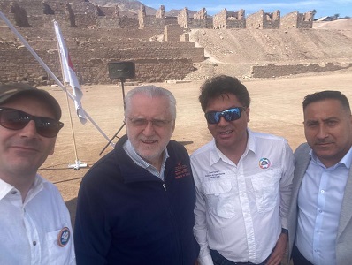 Representantes de Sindicato minero asisten a lanzamiento de Nueva Política Nacional del Litio realizado a los pies de las Ruinas de Huanchaca 