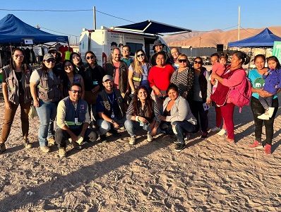 Serviu y Enlace Urbano desarrollan Feria de los Servicios en el campamento más grande de Chile, sector Alto Molle, en Alto Hospicio