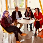 Seremi de las culturas y director de patrimonio visitan el Centro Originarias, para el empoderamiento de mujeres indígenas