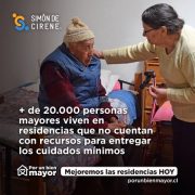 Corporación Simón de Cirene fortalece campaña para visibilizar crisis que afecta a residencias para personas mayores en Chile