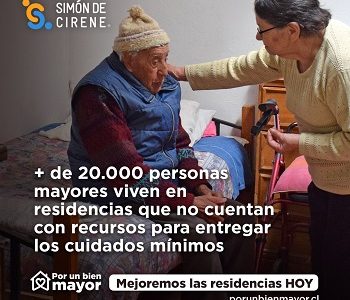 Corporación Simón de Cirene fortalece campaña para visibilizar crisis que afecta a residencias para personas mayores en Chile
