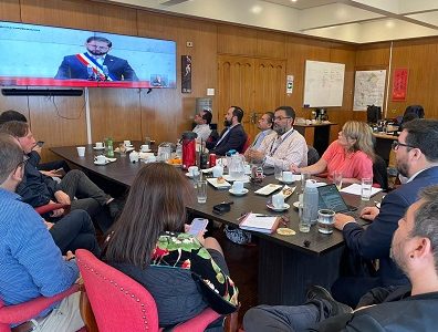 Delegado Quinteros destacó de cuenta pública del Presidente Boric,  el Copago Cero, Ley de 40 Horas, salario mínimo, Royalty Minero y Calle sin violencia