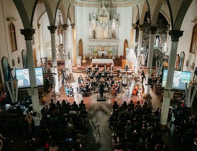 Orquesta Regional de Tarapacá cautivó al público con su espectacular concierto «Anime vs Videojuegos», presentado en iglesita San Francisco