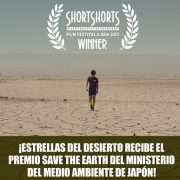 Por sus potentes mensaje ambientales, Ministerio de Medio Ambiente de Japón, galardonó cortometraje iquiqueño «Estrellas del Desierto»