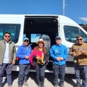 Acnur dona vehículo para el traslado de adultos mayores en Colchane