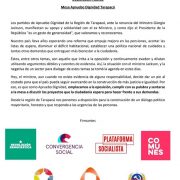 Apruebo Dignidad de Tarapacá, cierra filas con ex ministro Jackson y llama a oposición a dar bienestar a la ciudadanía