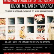 A 50 años del golpe: Muestra fotográfica «Memoria Visual de la Dictadura Cívico-militar en Tarapacá» y conversatorio